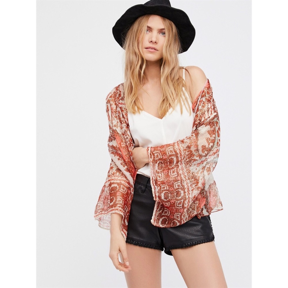 Free People Fluer De Lis Kimono
